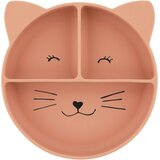 Trixie silikonski neklizajući djeljeni tanjur mrs. cat | shoptok.hr