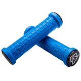 Race Face Grippler handlebar grips, 30mm, Lock On, blue cene