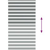 vidaXL Zavjesa zebra 120x230 cm širina tkanine 115,9 cm poliester | shoptok.hr