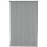 Zidno vrtno spremište sivo 118 x 100 x 178 cm pocinčani čelik | Eponuda.ba