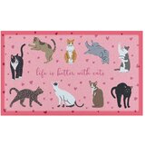 Artsy Doormats Otirač 40x70 cm Life Is Better With Cats – | shoptok.hr