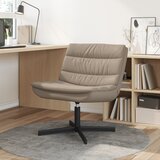 vidaXL Zakretna stolica Cappuccino Poliester, Metalna osnova Standard | shoptok.hr