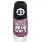 Essence Holo Bomb lak za nohte s holografskim učinkom 8 ml Odtenek 02 holo moly