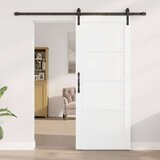  Klizna vrata Bijela 83 x 202 cm Masivna borovina | shoptok.hr