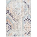 Kayoom RAVNO TKANA PREPROGA Indiana 200 Multi / Blau 120/170 cm tkano modra, večbarvno | Shoptok.si