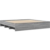 vidaXL Posteljni okvir siva sonoma 180x200 cm inženirski les, (21304916) | Shoptok.si