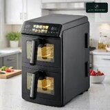 Just Perfecto JP-AF10DB dvostruka friteza na vrući zrak 10 L, 2600 W | shoptok.hr