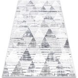 RugsX Preproge Preproga POLI 9051A Geometrija, Trikotniki bela / 80x150 cm Bela | Shoptok.si