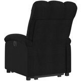 vidaXL Naslonjač na podizanje od tkanine crni | shoptok.hr
