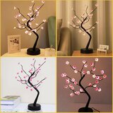 Venisymlis 36 Led Sakura Sijočih Pravljičnih Drevesnih Luči, Diy Umetno Drevo Na Baterijo/Usb Napajanje, Namizna Drevesna Lučka (Toplo Bela), (22068263) | Shoptok.si