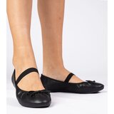 Gemre Black women's ballerinas with a bow Leronis | shoptok.hr