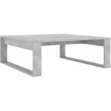  Stolić za kavu siva boja betona 100x100x35 cm konstruirano drvo | Shoptok.si