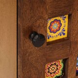  Nočna omarica Rjava 40 x 33,5 x 46 cm Masiven les manga, (5000107200) | Shoptok.si