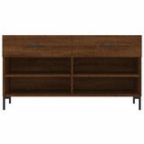  Klupa za cipele smeđa boja hrasta 102x35x55cm konstruirano drvo | Eponuda.com