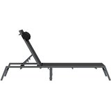  Ležaljka 1-osoba Crna i antracit 197 x 54 x 86 cm Čelik | Eponuda.com