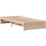 vidaXL Okvir kreveta bez madraca 90 x 200 cm od masivne borovine | shoptok.hr