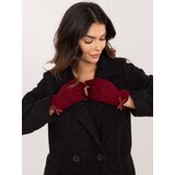 Wool Fashion Italia Gloves-AT-RK-239301.10X-burgundy | Shoptok.si