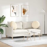  Jastučići za sjedenje 2 pcs Krema Ø50 x 19 cm Kordura tekstil | shoptok.hr