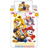Jerry Fabrics Bombažna otroška posteljnina za otroško posteljico 100x135 cm Paw Patrol – | Shoptok.si
