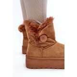 Boto Women's Platform Snow Boots with Faux Fur Camel Wikas | Shoptok.si