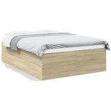  Okvir kreveta boja hrasta sonome 120 x 200 cm konstruirano drvo | Eponuda.ba