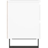 vidaXL Nočna omarica bela 40x35x50 cm inženirski les | Shoptok.si