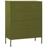  Ladičar maslinasti 80 x 35 x 101 5 cm čelični | shoptok.hr