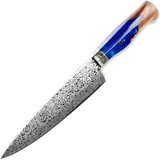 IZMAEL Damask kuhinjski nož SA-20107 - Chef / Plava | shoptok.hr