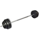 vidaXL Palica za uteži z utežnimi ploščami 60 kg | Shoptok.si