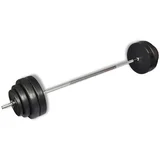 Set šipke za dvoručni uteg s pločama 60 kg