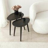 HANAH HOME sweet - anthracite anthracite nesting table (2 pieces) cene