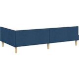 vidaXL Kutni okvir kreveta Ostalo s uzglavljem Plava 90 x 200 cm | shoptok.hr