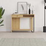 Marckeric Pomoćni stol s pločom stola u dekoru hrasta u prirodnoj boji 35x100 cm Saturne – | shoptok.hr