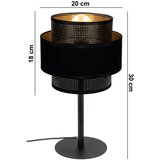  Stona lampa NESS 1xE27/60W/230V crna | Eponuda.com