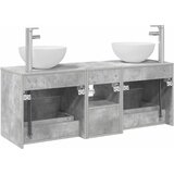  Set ormarića za kupaonicu 3 kom. Betonska siva 49,5 x 41 x 64,5 cm | Shoptok.si