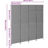  Pregradna pregača Siva 195 x 180 cm poliratan | Eponuda.com