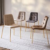 MID.YOU STOL, les, kovina, tekstil rjava | Shoptok.si