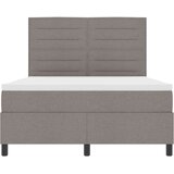  s opruga kutije Sivo-smeđa 140 x 190 cm tkanina | shoptok.hr