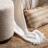 Ixia Krem prekrivač od recikliranog pamuka 180x260 cm Spike – | shoptok.hr