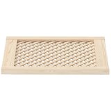  Vrata za ormarić rešetkasti dizajn 2 kom 49,5x61,5 cm borovina | shoptok.hr