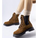 Gemre Brown ankle boots with chunky sole Swinford | shoptok.hr