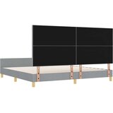 vidaXL Svjetlosiva Tkanina Krevetna Okvir 200x200 cm | shoptok.hr