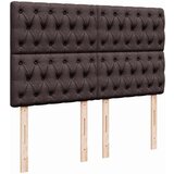 vidaXL Otomanski okvir kreveta s madraca tamnosmeđi 140x200cm tkanine | shoptok.hr