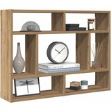  Zidna polica Artisan hrast 75x16x55 cm Konstruirano drvo | Shoptok.si