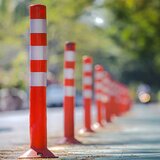  Plastični prometni stebrički 5 kom 75cm | Shoptok.si