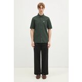 Fred Perry Pamučna košulja za muškarce, boja: zelena, regular, s button-down ovratnikom, M8730.X89 | shoptok.hr