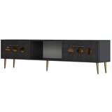 Hanah home tv polica dome anthracite gold | ePonuda.com
