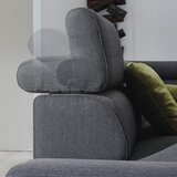 XORA sedežna garnitura, tkanina antracit | Shoptok.si