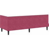  Kutni okvir kreveta Vinska crvena 80 cm x 200 cm Baršun | shoptok.hr
