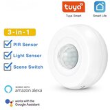 Tuya wifi pir senzor pokreta – 360° detekcija, smart life, samostalni rad, notifikacije, usb/baterija Cene
